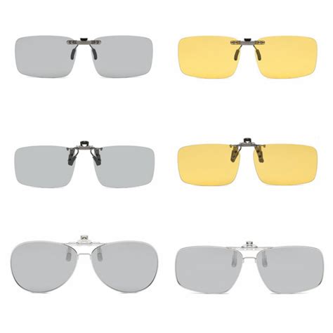 photochromic clip on sunglasses.